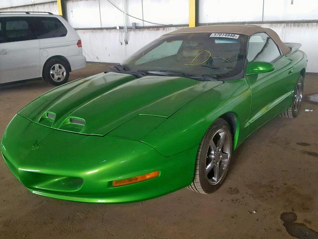 2G2FV32P0S2227198 - 1995 PONTIAC FIREBIRD F GREEN photo 2