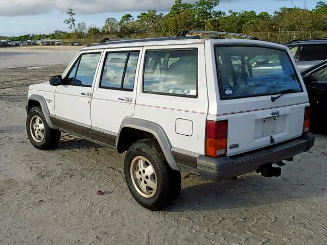 1J4FT58S7NL117045 - 1992 JEEP CHEROKEE L WHITE photo 3