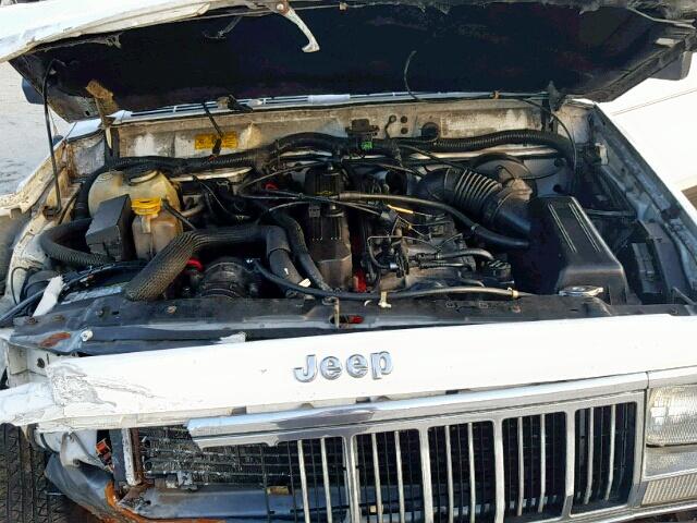 1J4FT58S7NL117045 - 1992 JEEP CHEROKEE L WHITE photo 7