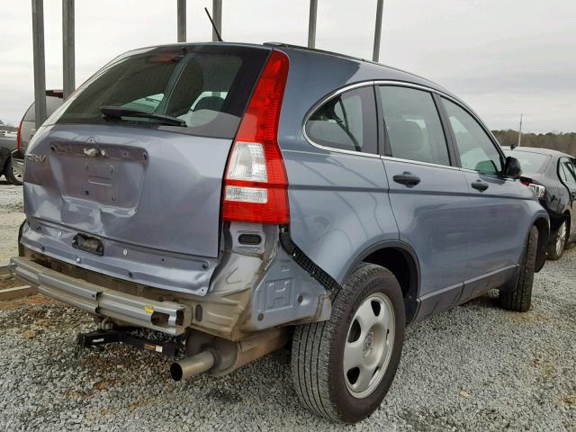 5J6RE3H32BL038334 - 2011 HONDA CR-V LX BLUE photo 4