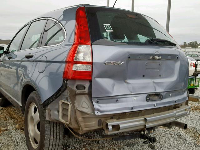 5J6RE3H32BL038334 - 2011 HONDA CR-V LX BLUE photo 9