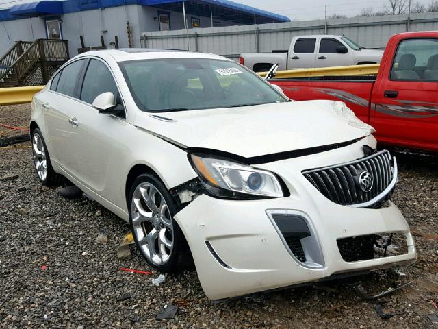 2G4GV5GV3D9235868 - 2013 BUICK REGAL GS WHITE photo 1