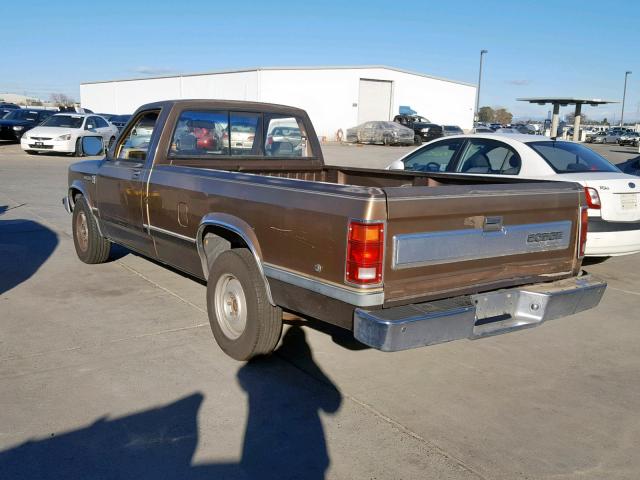 1B7GL26X3KS042580 - 1989 DODGE DAKOTA GOLD photo 3