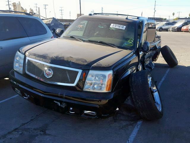 3GYEK62N75G144640 - 2005 CADILLAC ESCALADE E BLACK photo 2