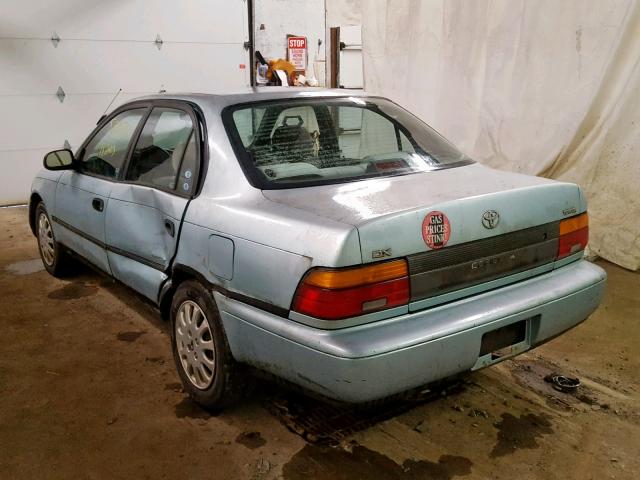 2T1AE09B5SC108066 - 1995 TOYOTA COROLLA LE BLUE photo 3