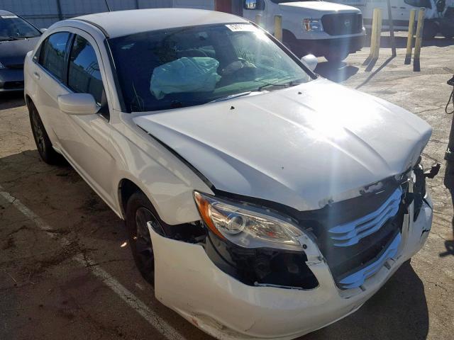 1C3CCBAB8EN205600 - 2014 CHRYSLER 200 LX WHITE photo 1