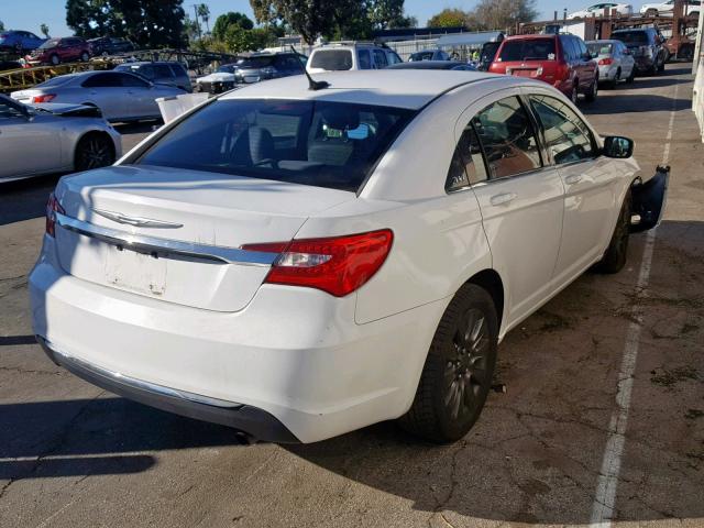 1C3CCBAB8EN205600 - 2014 CHRYSLER 200 LX WHITE photo 4