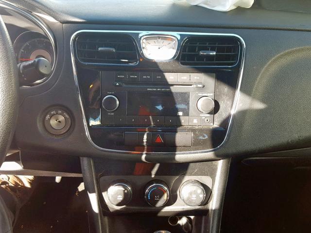 1C3CCBAB8EN205600 - 2014 CHRYSLER 200 LX WHITE photo 9