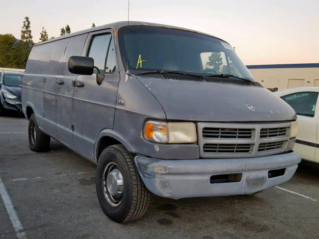 2B7HB21Y5SK505997 - 1995 DODGE RAM VAN B2 GRAY photo 1