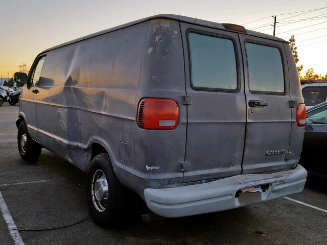 2B7HB21Y5SK505997 - 1995 DODGE RAM VAN B2 GRAY photo 3