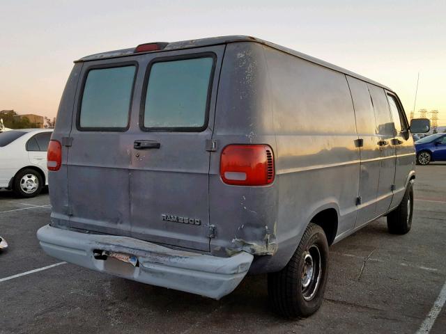 2B7HB21Y5SK505997 - 1995 DODGE RAM VAN B2 GRAY photo 4