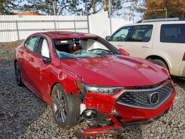 19UUB3F61JA006296 - 2018 ACURA TLX TECH+A წითელი ფოტო 1