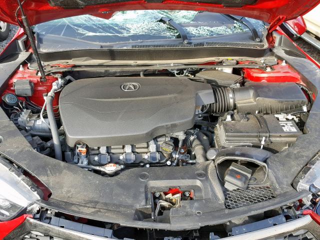 19UUB3F61JA006296 - 2018 ACURA TLX TECH+A წითელი ფოტო 7