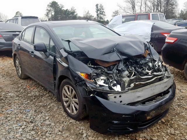 19XFB2F89CE024516 - 2012 HONDA CIVIC EX BLACK photo 1