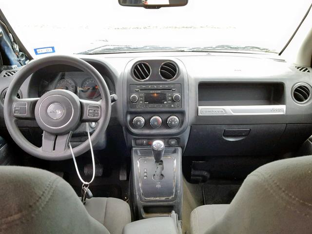 1C4NJDBB7GD718592 - 2016 JEEP COMPASS SP BLUE photo 10