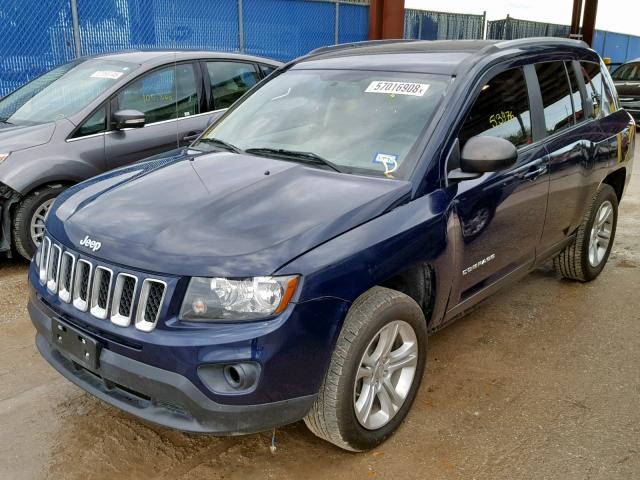 1C4NJDBB7GD718592 - 2016 JEEP COMPASS SP BLUE photo 2