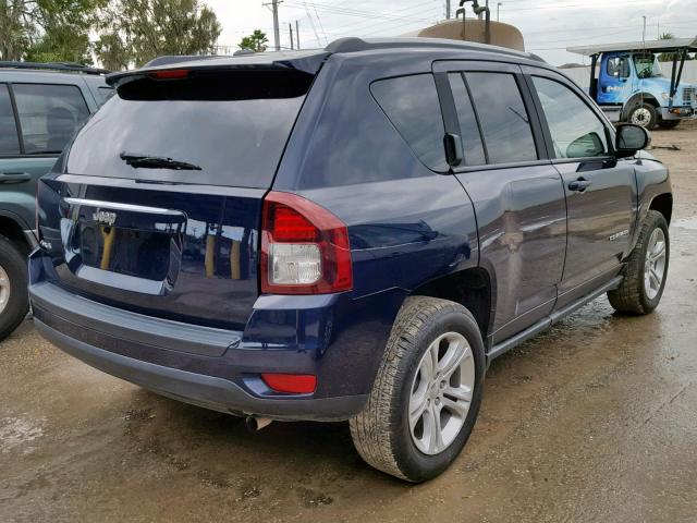 1C4NJDBB7GD718592 - 2016 JEEP COMPASS SP BLUE photo 4
