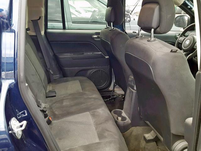 1C4NJDBB7GD718592 - 2016 JEEP COMPASS SP BLUE photo 6