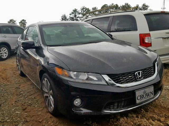 1HGCT2B86EA008061 - 2014 HONDA ACCORD EXL BLACK photo 1