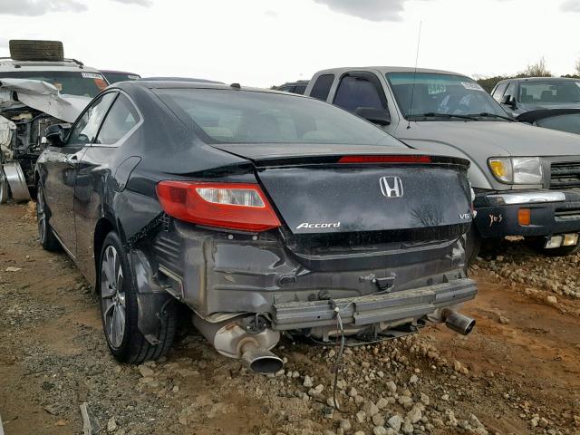 1HGCT2B86EA008061 - 2014 HONDA ACCORD EXL BLACK photo 3