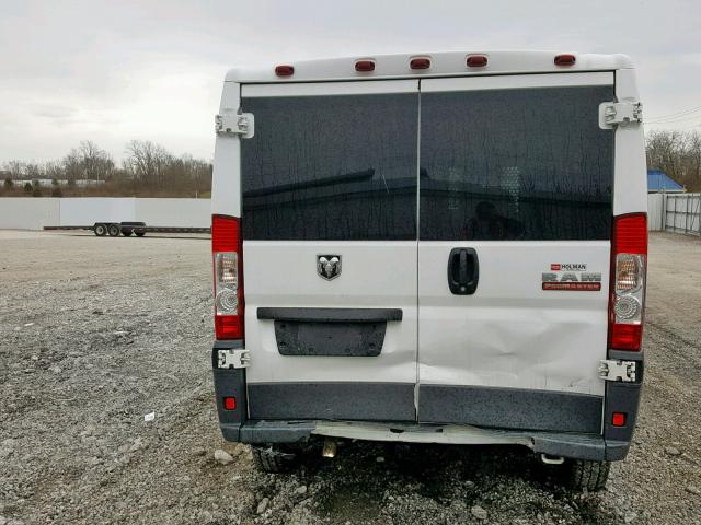 3C6TRVAG7HE508617 - 2017 RAM PROMASTER WHITE photo 10