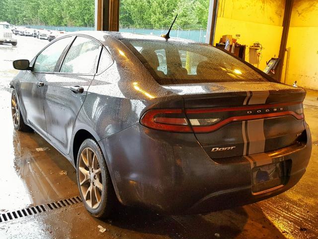 1C3CDFBA2DD126132 - 2013 DODGE DART SXT GRAY photo 3