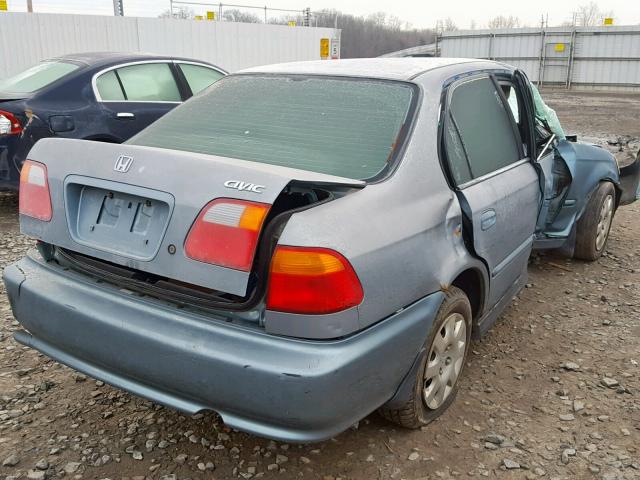 2HGEJ6617YH506567 - 2000 HONDA CIVIC BASE BLUE photo 4