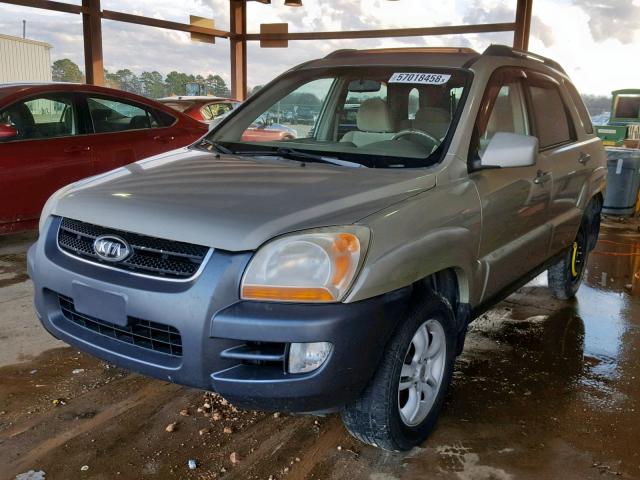 KNDJF723757057636 - 2005 KIA NEW SPORTA TAN photo 2