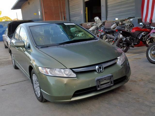 1HGFA46518L000473 - 2008 HONDA CIVIC GX GREEN photo 1