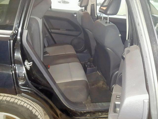 1B3HB48A29D213198 - 2009 DODGE CALIBER SX BLACK photo 6