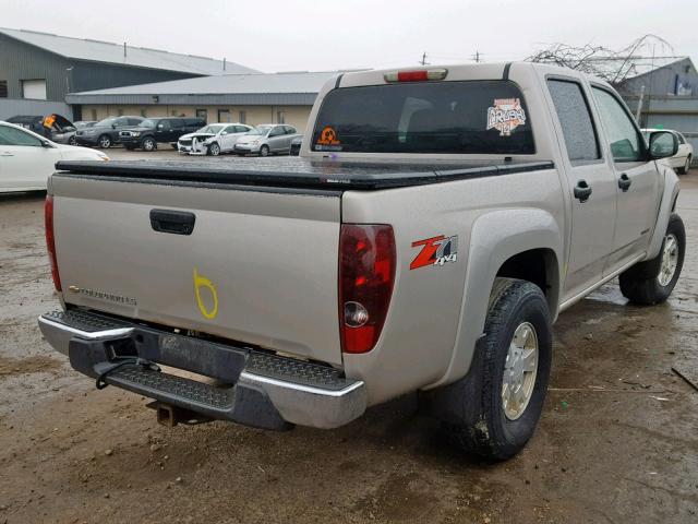 1GCDT136258124097 - 2005 CHEVROLET COLORADO BEIGE photo 4