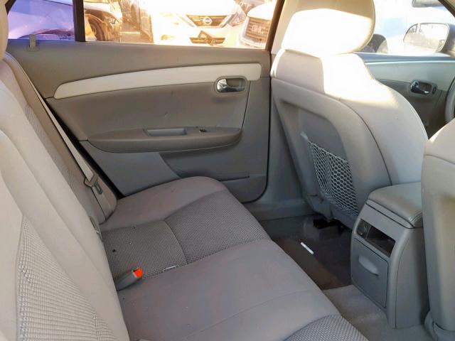 1G1ZB5EB0A4107464 - 2010 CHEVROLET MALIBU LS CHARCOAL photo 6