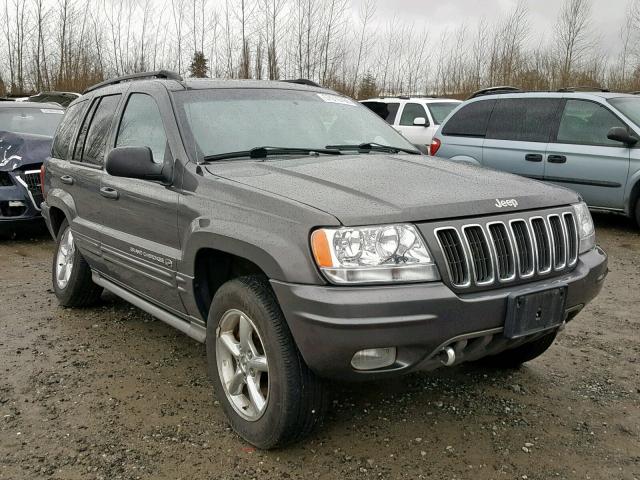 1J8GW68J02C278520 - 2002 JEEP GRAND CHER GRAY photo 1