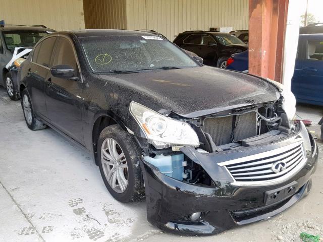 JN1CV6AR5AM253231 - 2010 INFINITI G37 BLACK photo 1