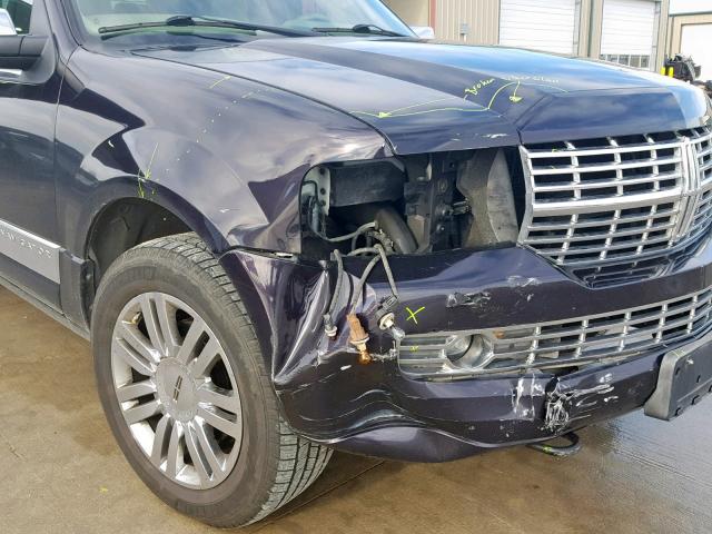 5LMFU27577LJ08564 - 2007 LINCOLN NAVIGATOR PURPLE photo 9