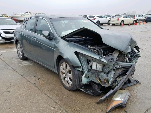 1HGCP26809A109603 - 2009 HONDA ACCORD EXL GREEN photo 1