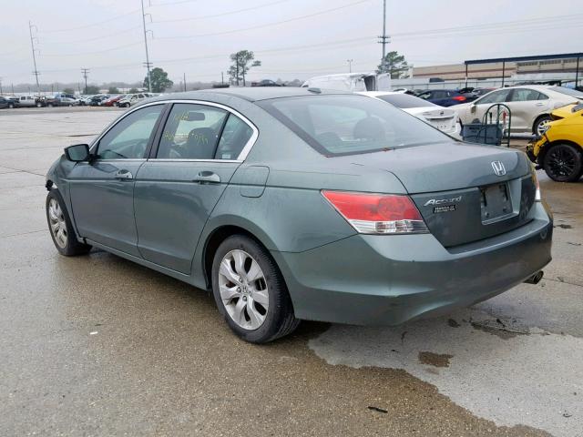 1HGCP26809A109603 - 2009 HONDA ACCORD EXL GREEN photo 3