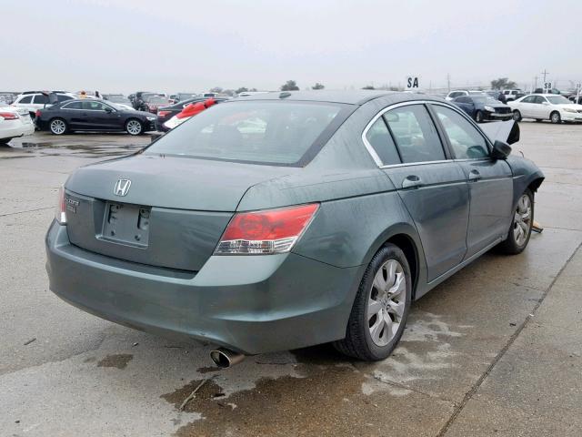 1HGCP26809A109603 - 2009 HONDA ACCORD EXL GREEN photo 4