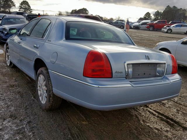 1LNHM81V16Y627036 - 2006 LINCOLN TOWN CAR S BLUE photo 3