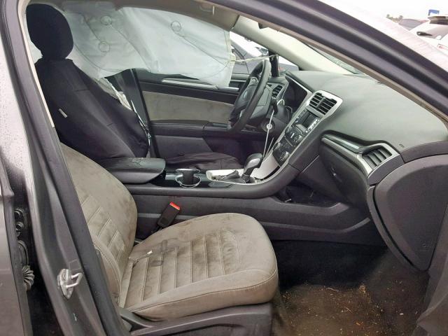 1FA6P0G78E5374204 - 2014 FORD FUSION S SILVER photo 5