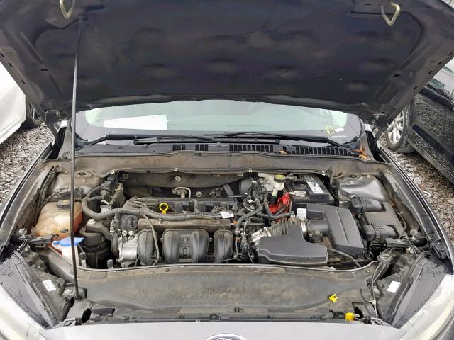 1FA6P0G78E5374204 - 2014 FORD FUSION S SILVER photo 7