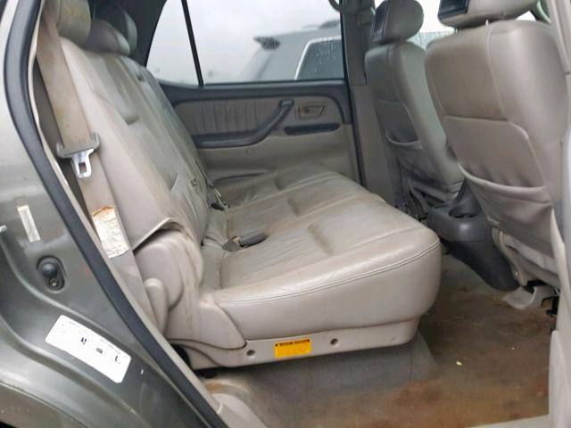 5TDZT38A83S162828 - 2003 TOYOTA SEQUOIA LI GRAY photo 6