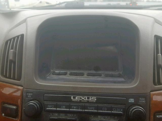 JT6GF10U7X0036646 - 1999 LEXUS RX 300 BLACK photo 9