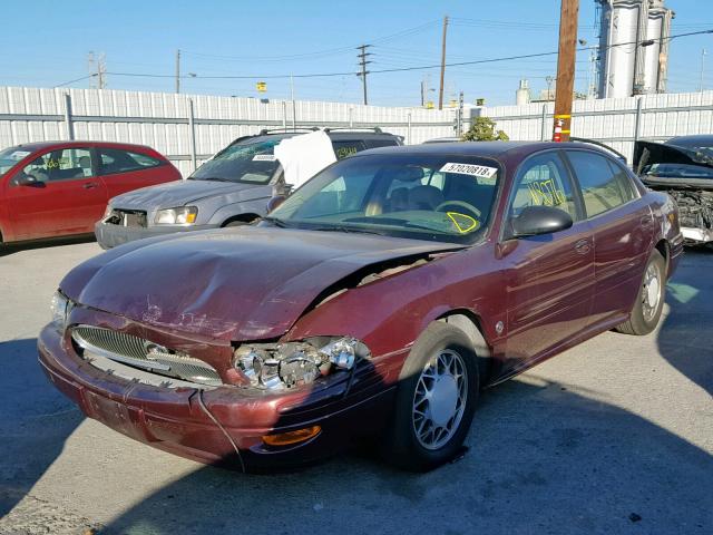 1G4HP54K74U158000 - 2004 BUICK LESABRE CU MAROON photo 2