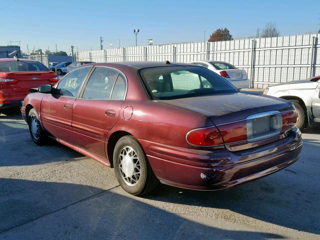 1G4HP54K74U158000 - 2004 BUICK LESABRE CU MAROON photo 3