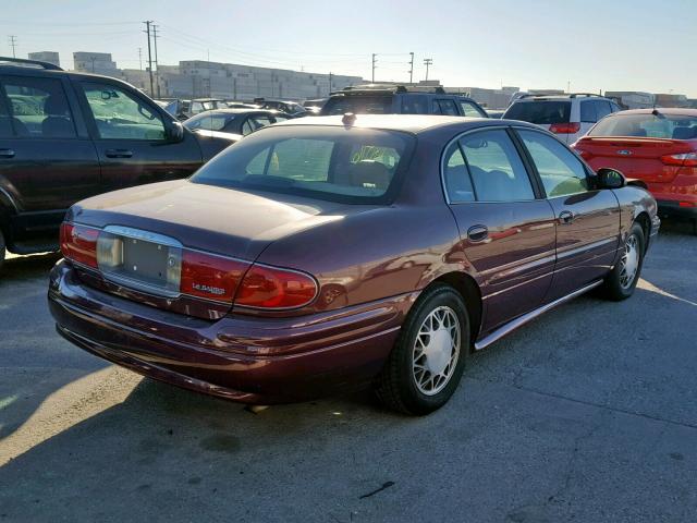 1G4HP54K74U158000 - 2004 BUICK LESABRE CU MAROON photo 4