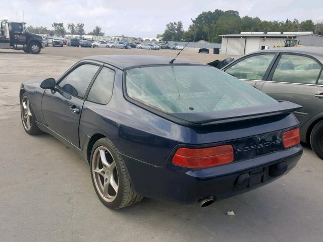 WP0AA2960PS820503 - 1993 PORSCHE 968 BLUE photo 3