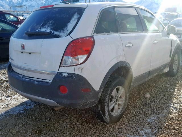 3GSCL33P68S728445 - 2008 SATURN VUE XE WHITE photo 4