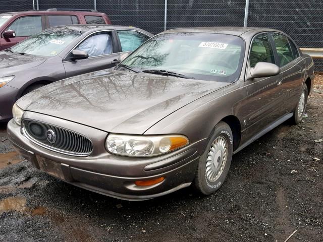 1G4HR54K1YU296356 - 2000 BUICK LESABRE LI BROWN photo 2