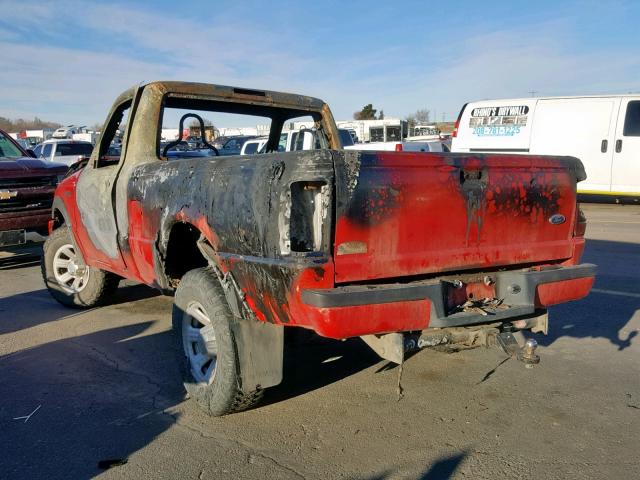 1FTYR10U25PA06575 - 2005 FORD RANGER RED photo 3